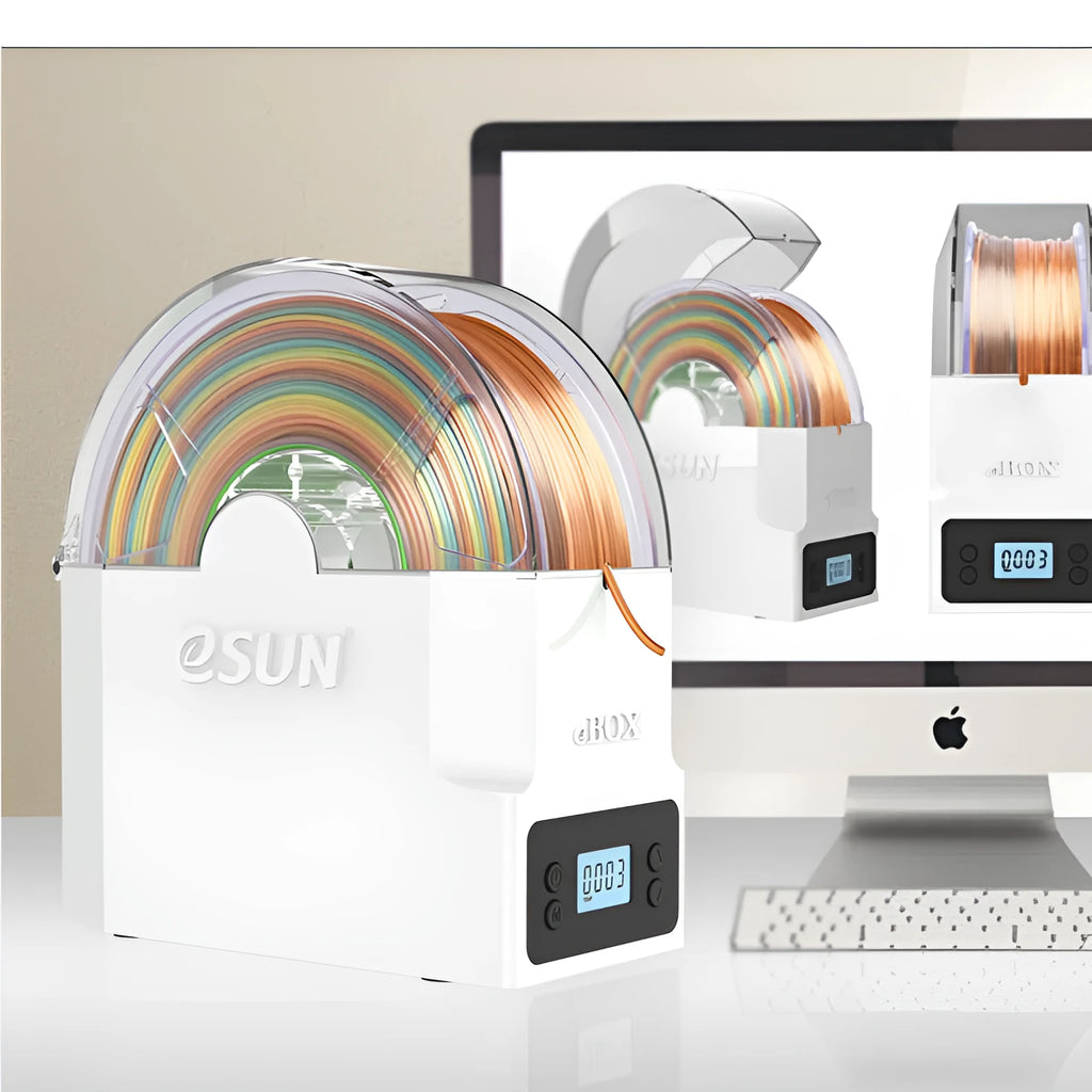 eBOX Lite multifunctional consumable drying box for 3D printing filament storage with wire heating and dustproof design
