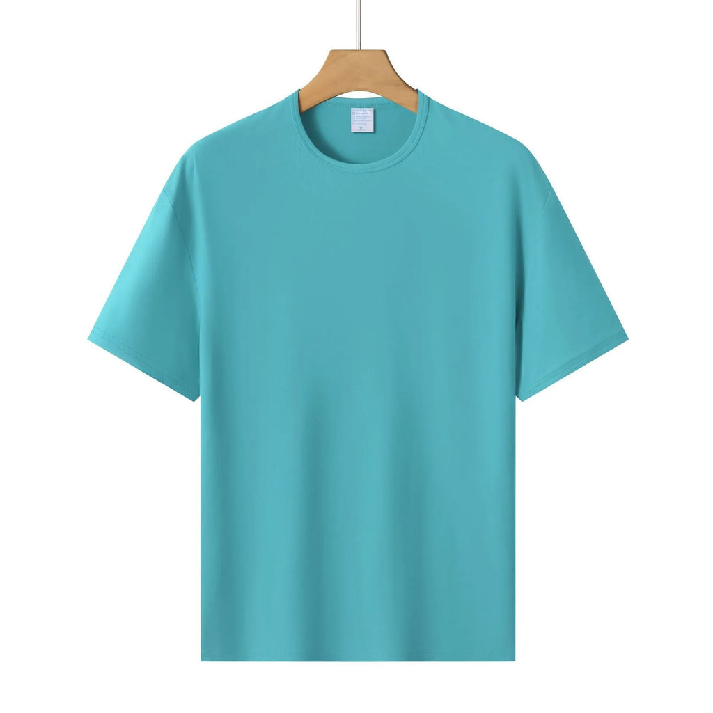 Modal short-sleeved T-shirt in loose fit pullover style available in multiple solid colours
