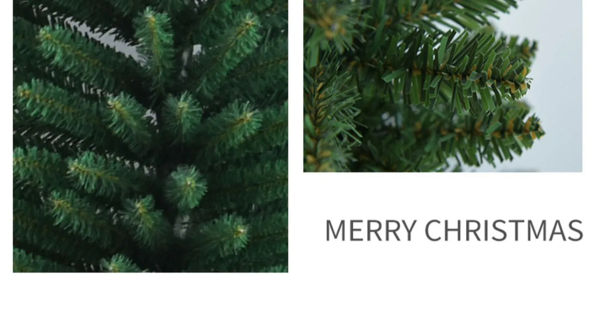 1.2m green PVC artificial Christmas tree for indoor festive decoration