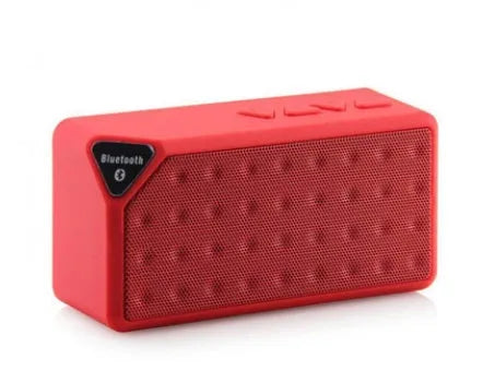 Cannon X3 cube-shaped wireless Bluetooth speaker in five colour options showing portable design
