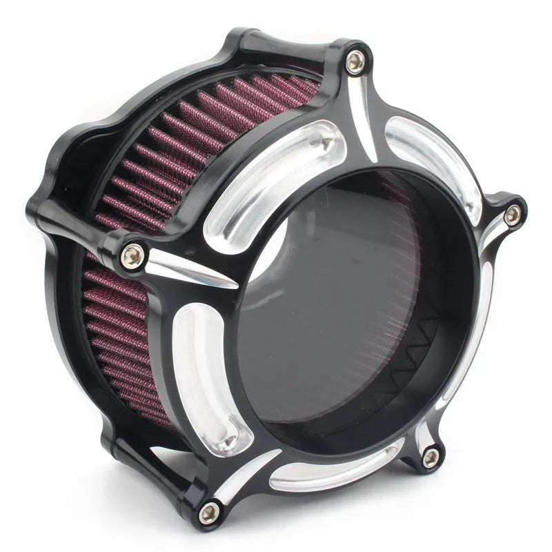 Aluminium air filter retrofitting accessory for 300 model cars in a choice of colours