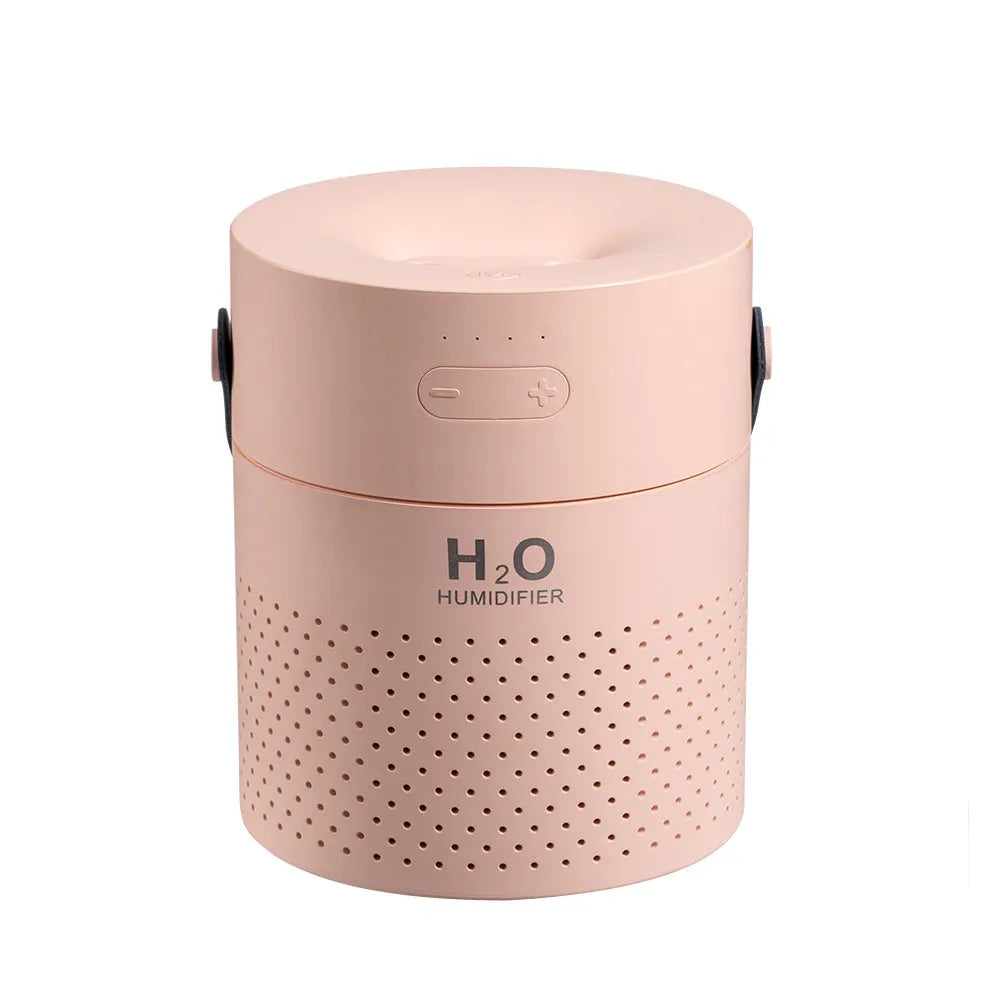 1100ml wireless dual spray humidifier in green with 4000mAh battery for home car and office