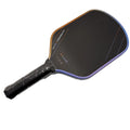 Aurora Multicolor Hyperion pickleball racket with carbon fibre face and multicolour frosted matte finish