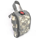 Tactical medical kit with first aid supplies and medicines for camping mountain climbing outdoor use
