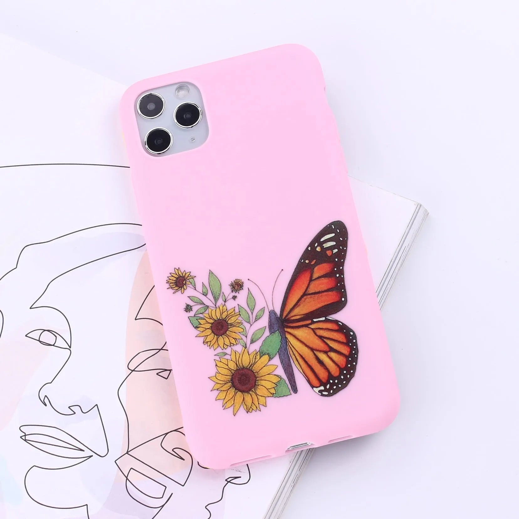 TPU back cover mobile phone case for iPhone in one of 14 available colour options.