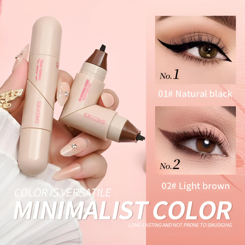 Love Eyeliner Seal waterproof liquid eyeliner 2ML black and brown long-lasting durable