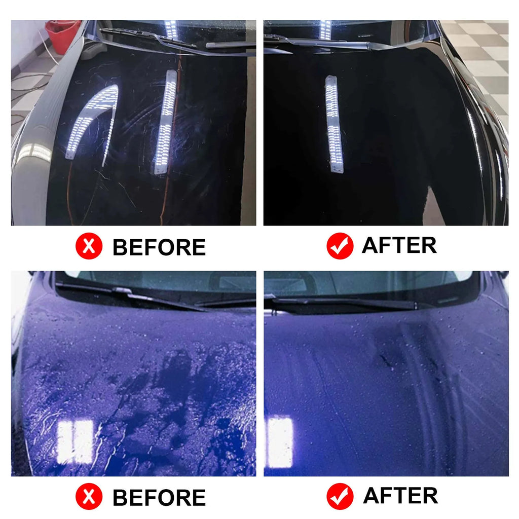 Automotive graphene ceramic coating kit with 70ml solution, sponge, towel, gloves and coating cloths