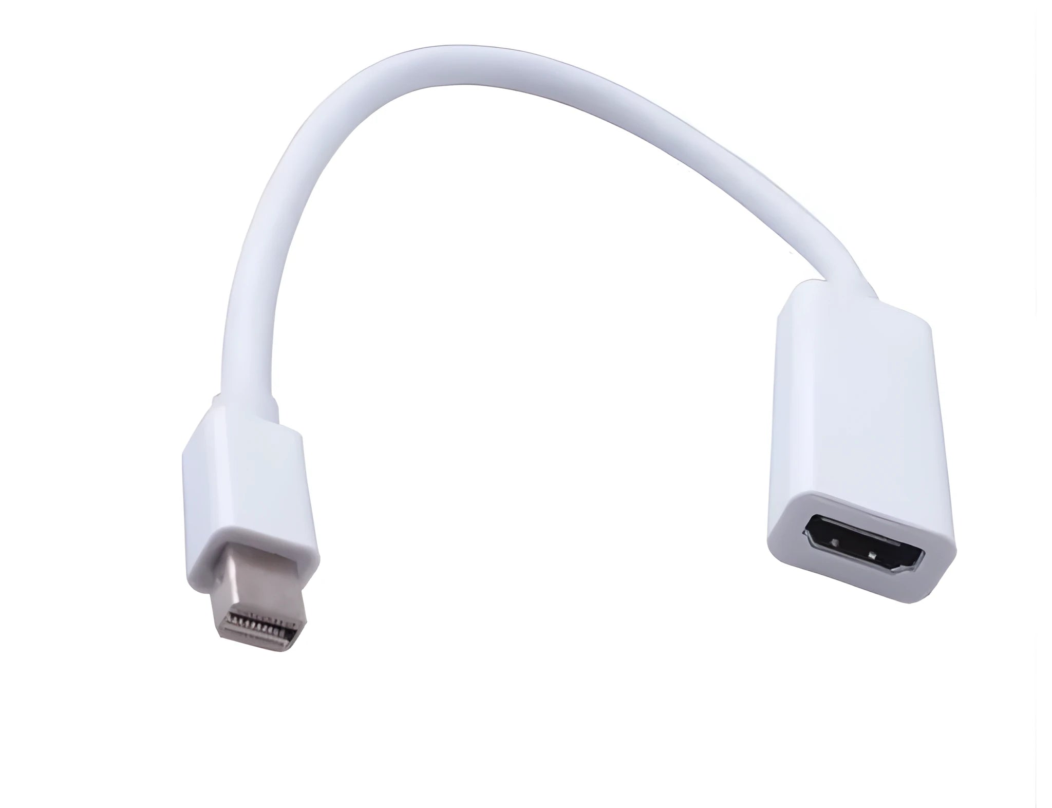 24.5 cm Mini DisplayPort male to HDMI female adapter cable for MacBook connection