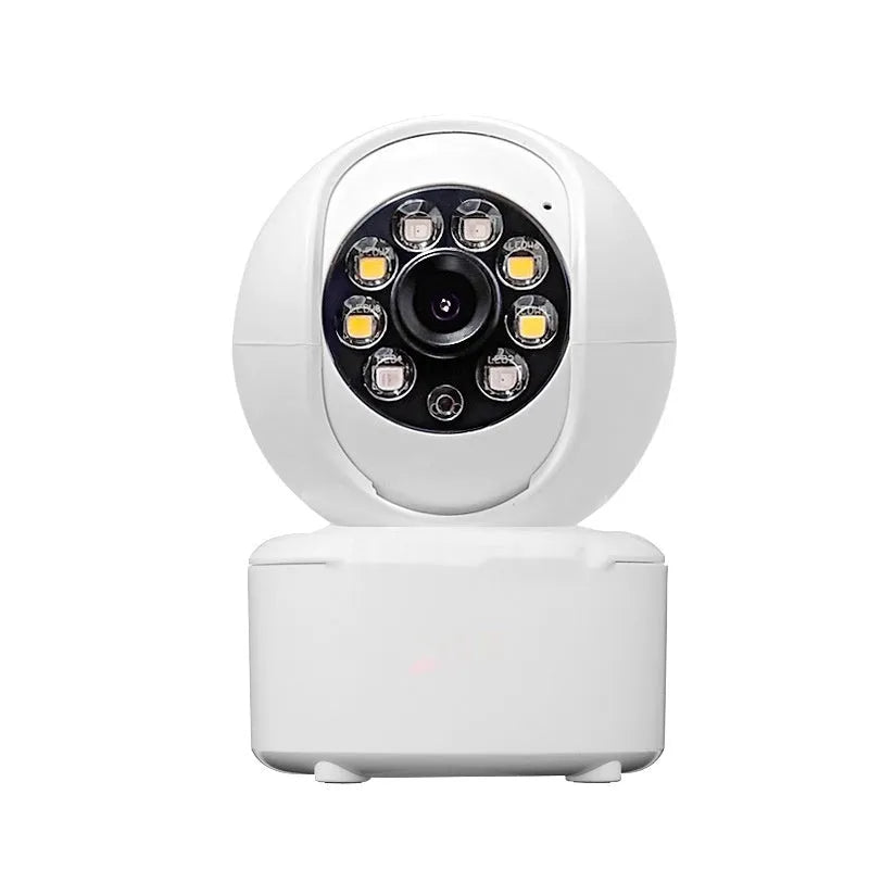 1080p panorama security camera with ceiling mount and infrared LEDs for night vision