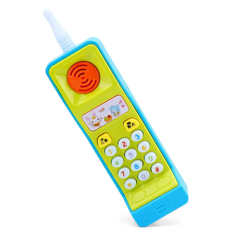 Children's educational toy with cartoon animal design featuring sound and light features
