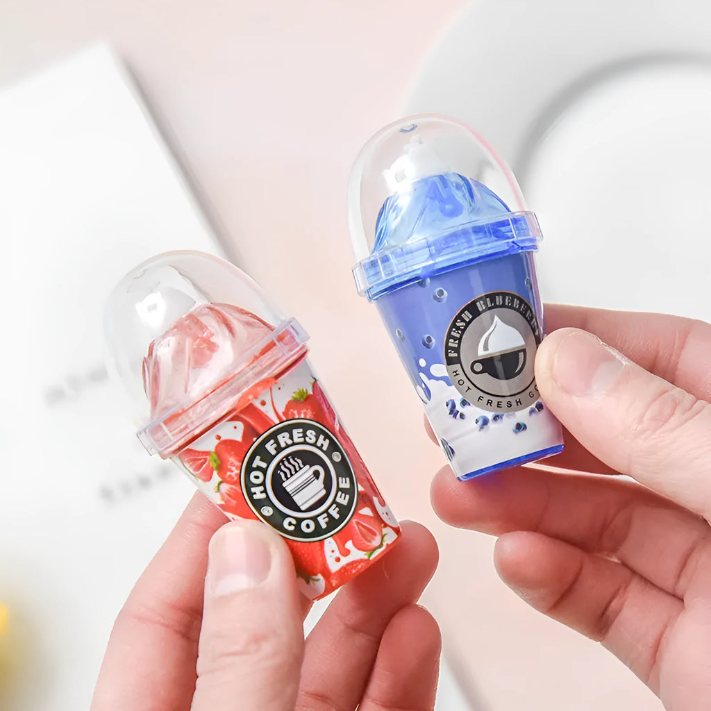 Ice cream shape correction tape in plastic dispenser with 6 metres of tape, blue shell