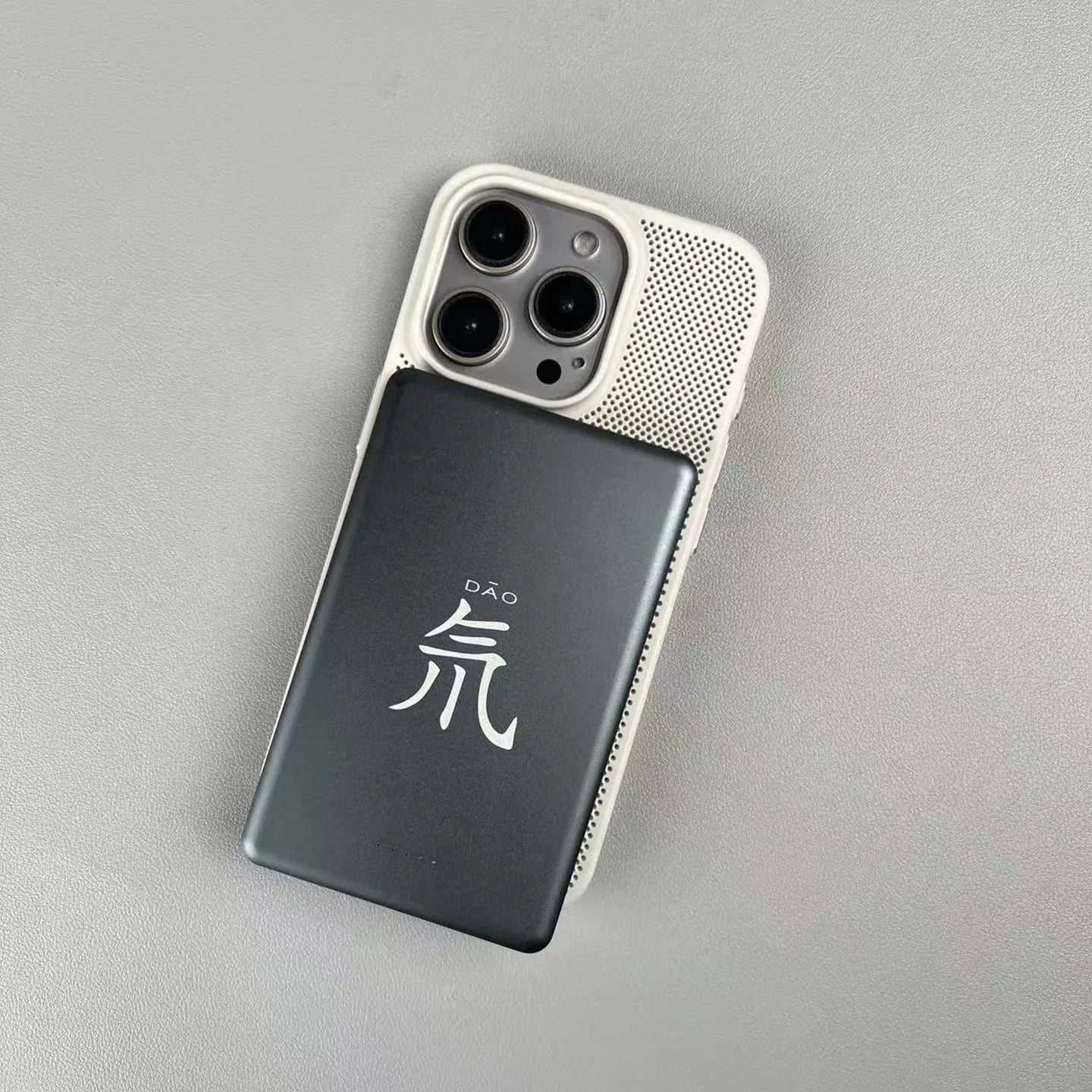 Frosted hard magnetic phone case with thin ring design on back for iPhone, shown in blue colour.