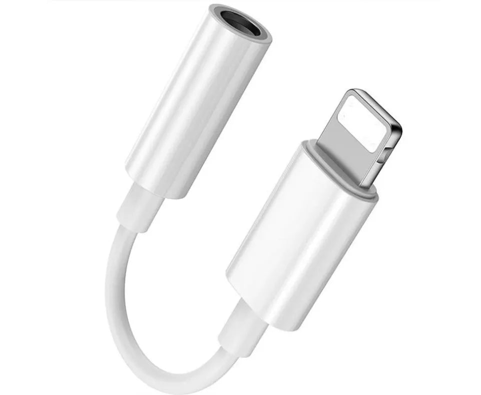 White Lightning to 3.5mm audio adapter for iPhone compatibility