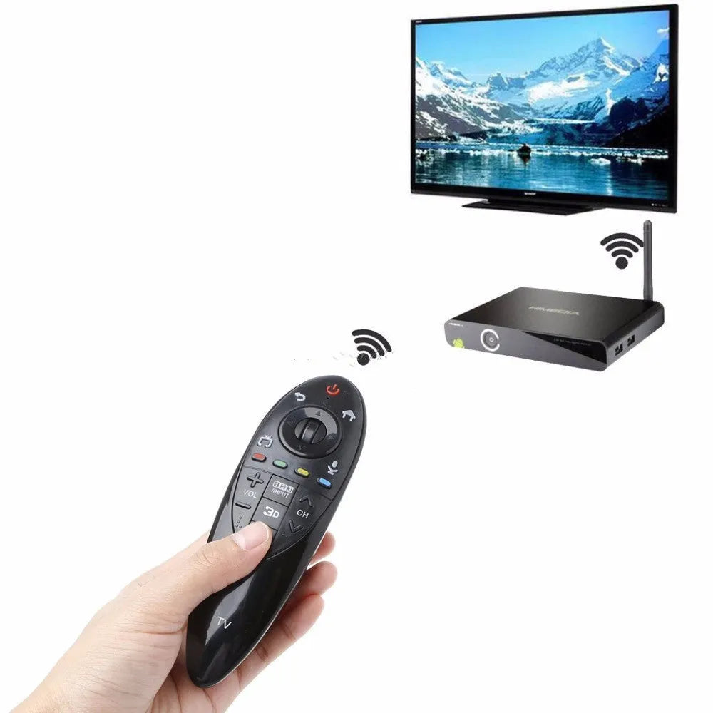 Black universal remote control for LG AN-MR500 Smart TV replacement