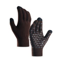 Knitted acrylic touch screen gloves with brushed lining in a colour option for unisex use