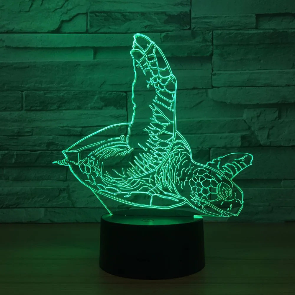 LED touch remote control desk lamp in black with 7 colour change acrylic plate on compact ABS base
