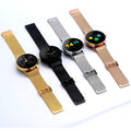 K88H smart watch displaying heart rate data on 1.3 inch IPS screen