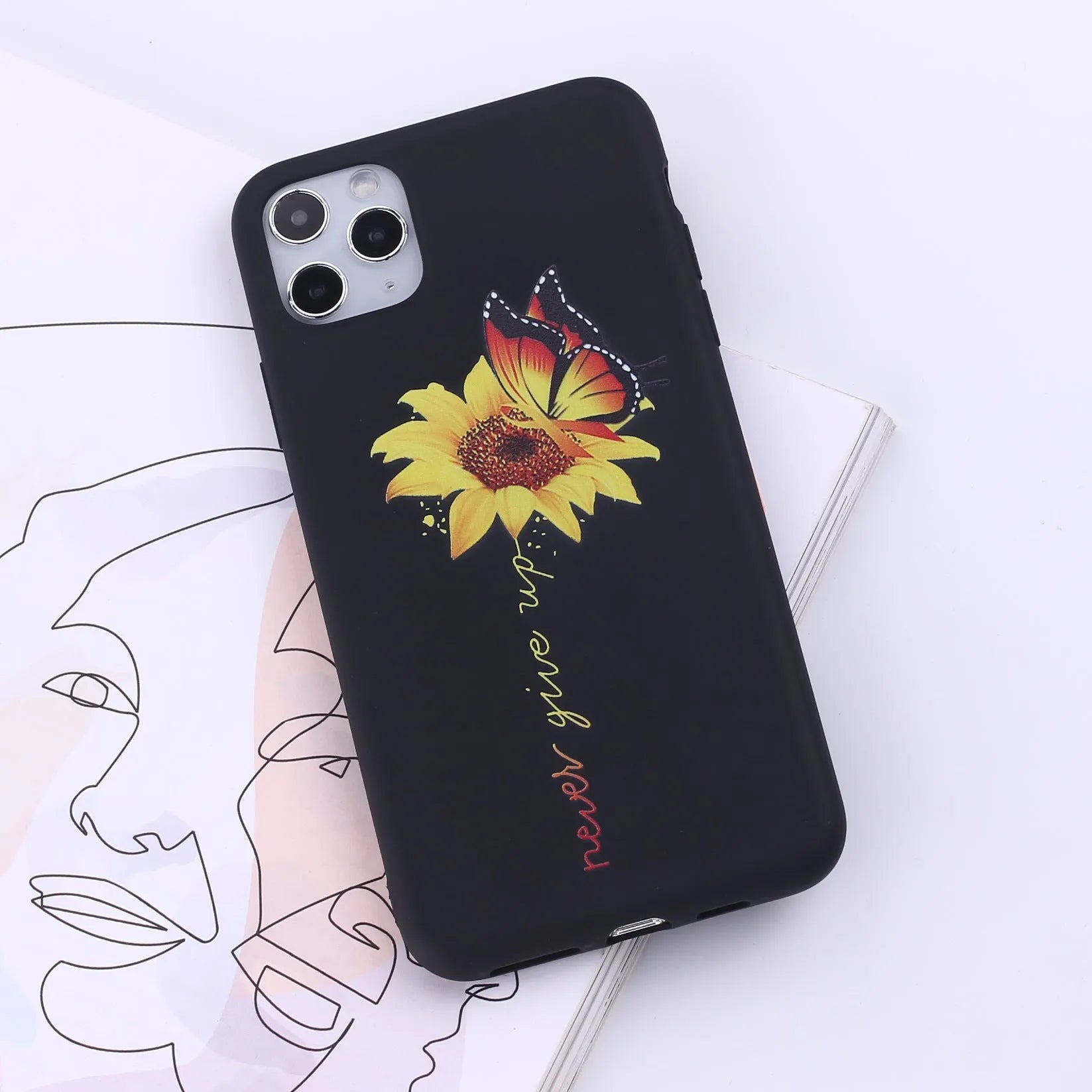 TPU back cover mobile phone case for iPhone in one of 14 available colour options.