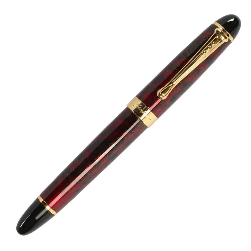 Metal water-based pen with a 0.5mm nib shown in dark green and marble blue cap colour options.