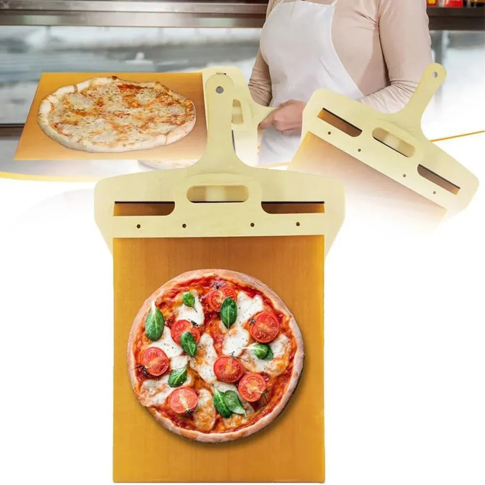 55x35cm food-grade PP pizza transfer shovel with hanging hole and non-stick surface