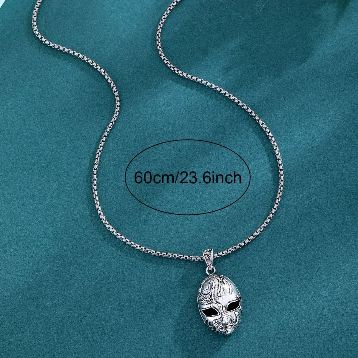 Zinc alloy Halloween mask pendant in Style1, a personalised jewellery charm for costume and Halloween use