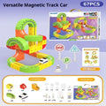Upgrade Plus-sized variable magnetic force track train set with ABS plastic magnetic rail car