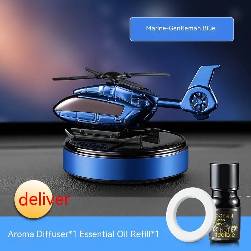 Camouflage patterned solar car perfume decoration for vehicle dashboard odour removal.
