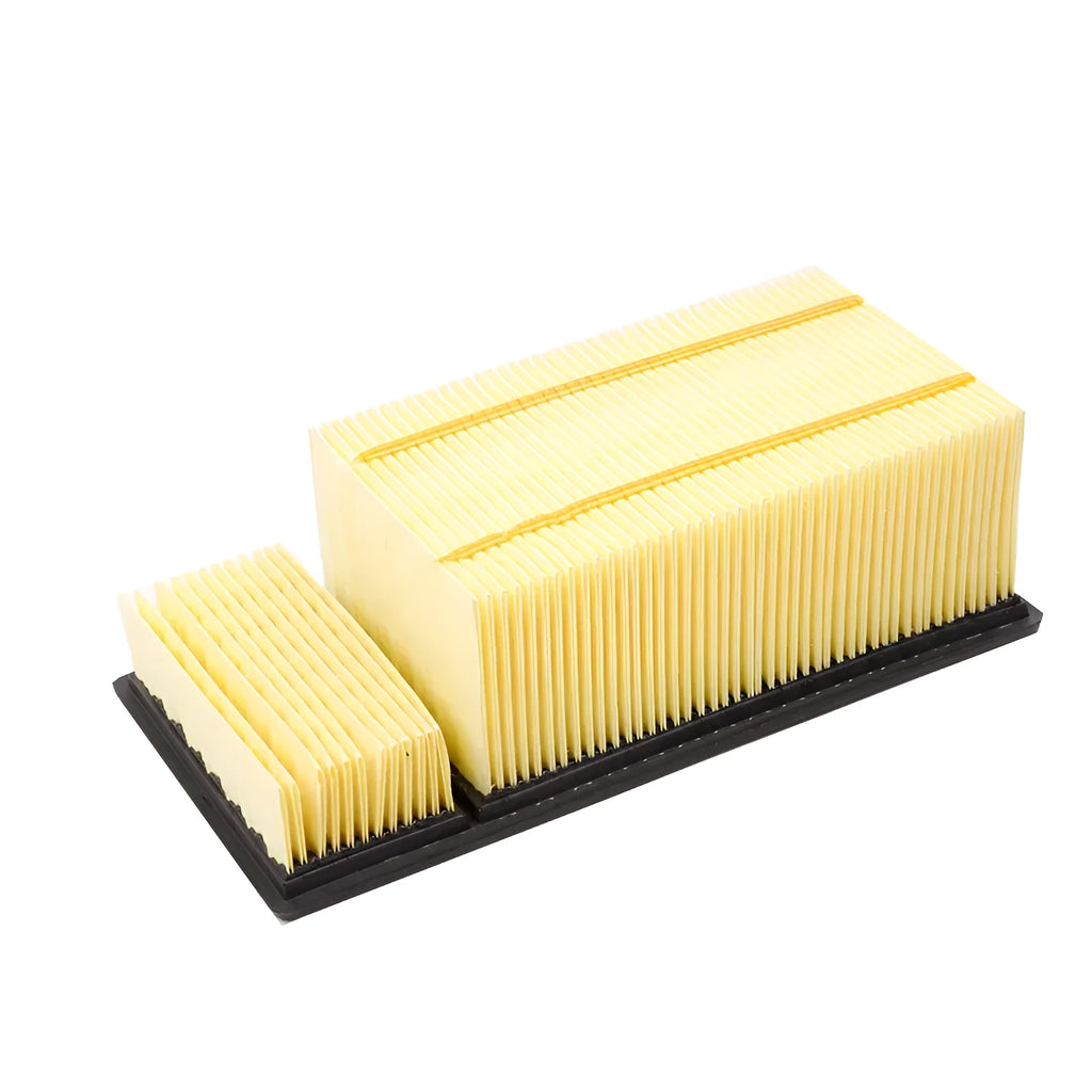 Dodge Ram pickup truck engine air filter cartridge showing dimensions