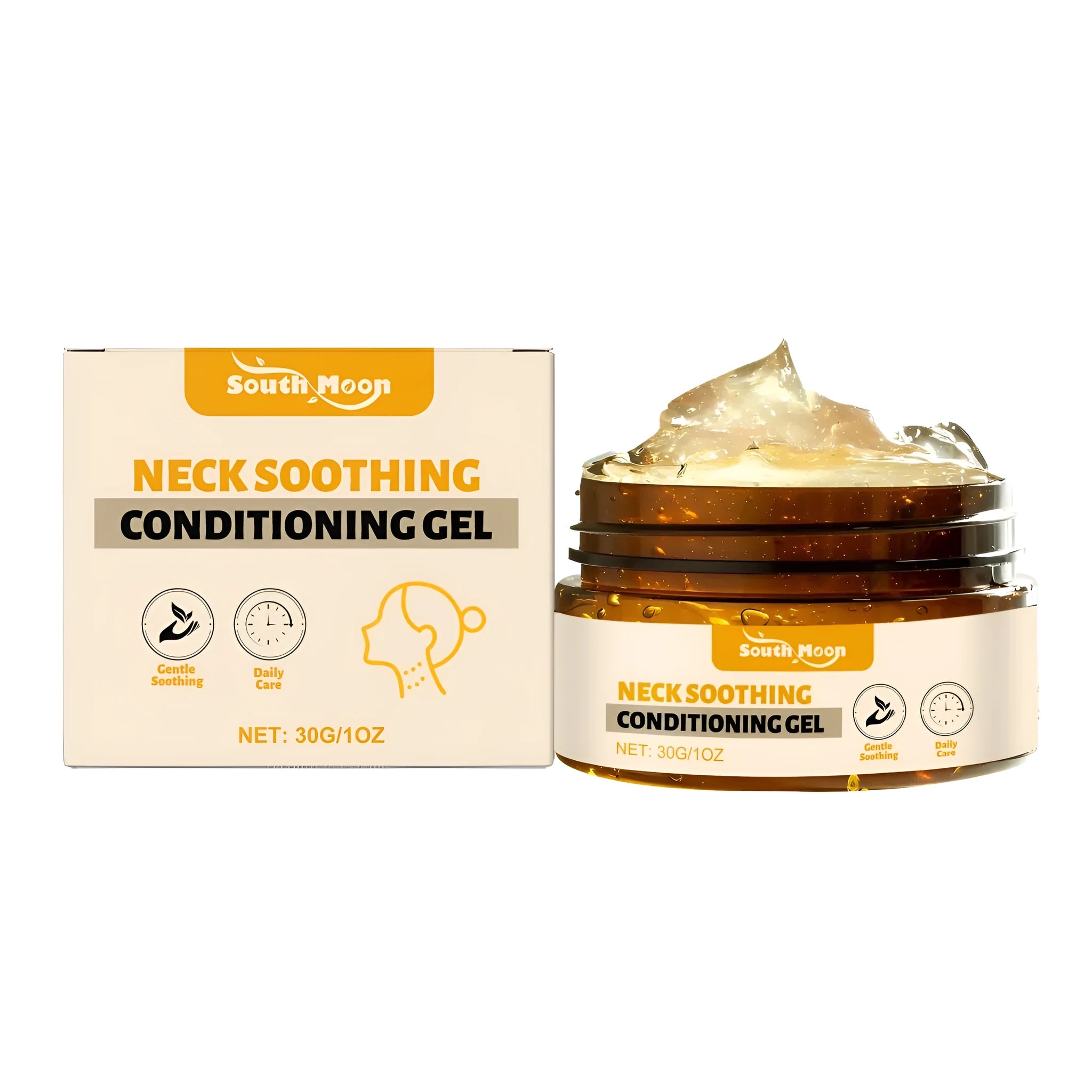 Neck Soothing Care Gel 30g tube with menthol ginger and honey ingredients
