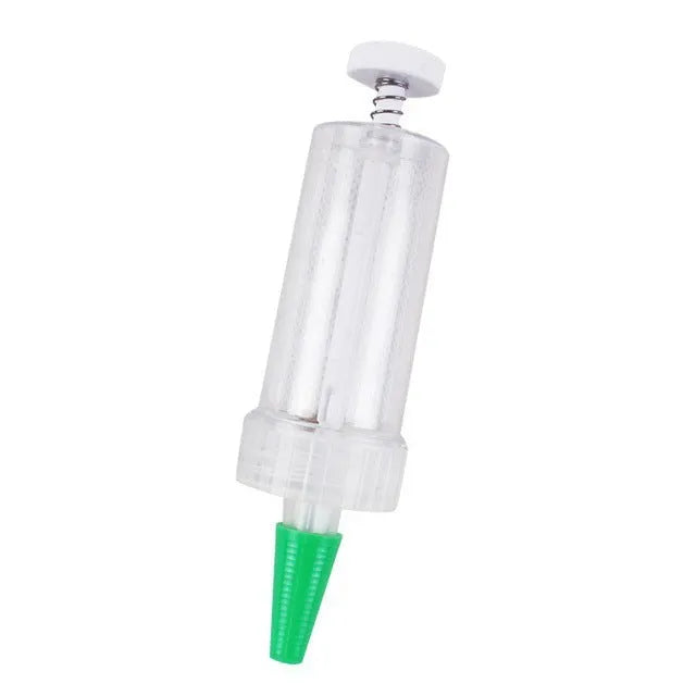 12cm long plastic mini garden sower tool for seed planting in pots