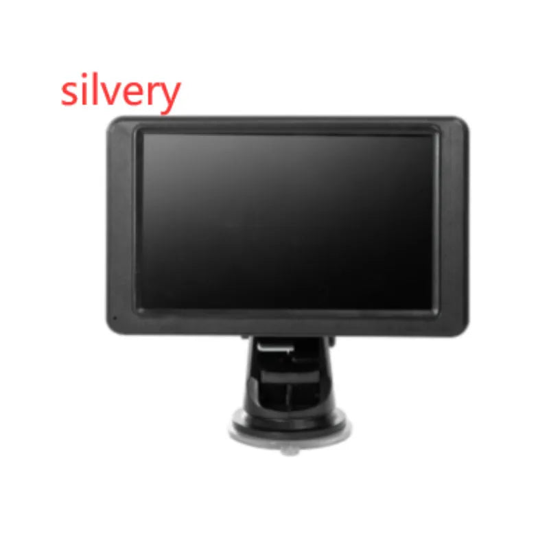 Portable 7-inch vehicle MP5 player with LCD screen and mounting bracket