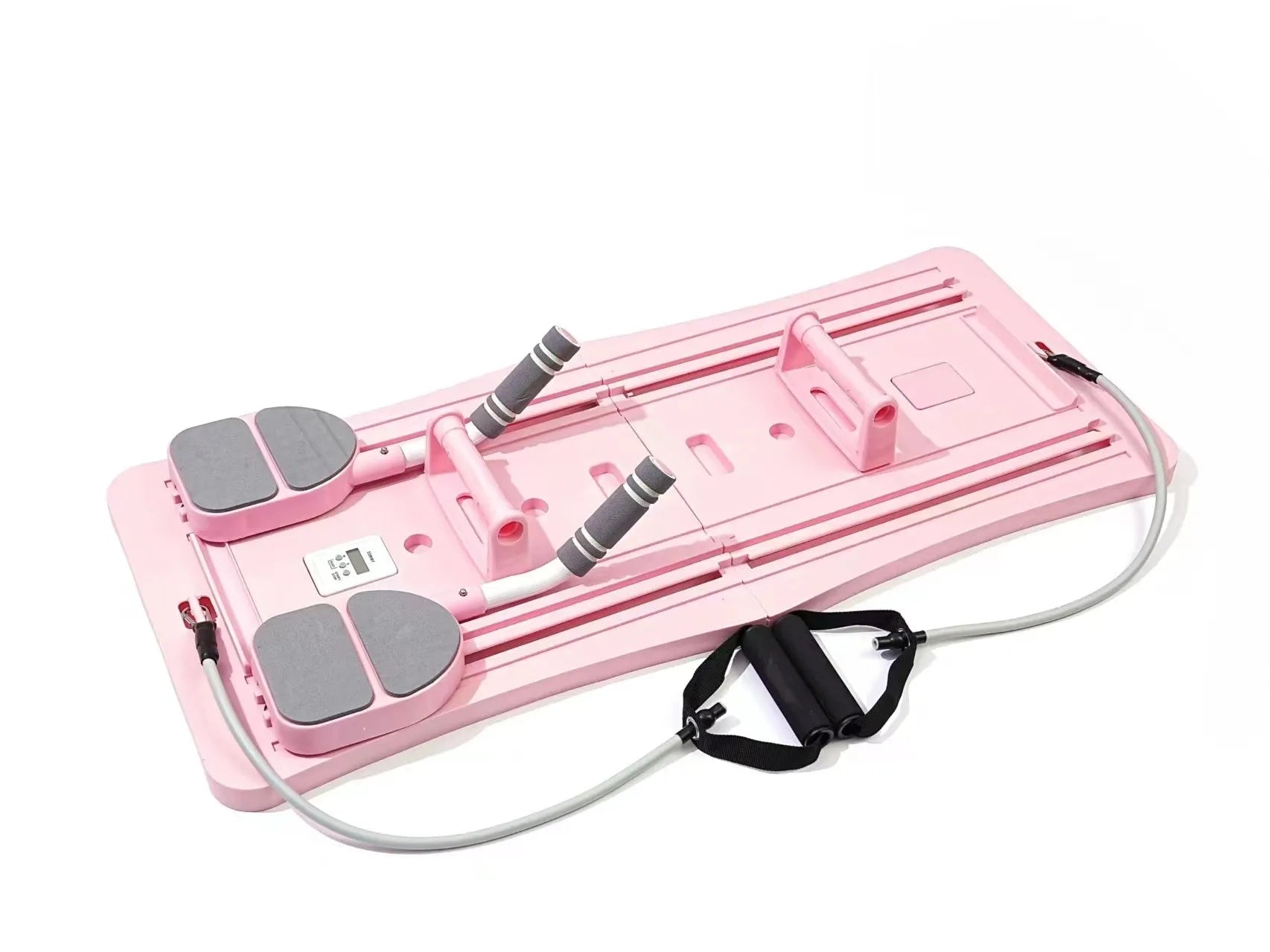 Foldable belly panel fitness board in purple colour for home core training exercises