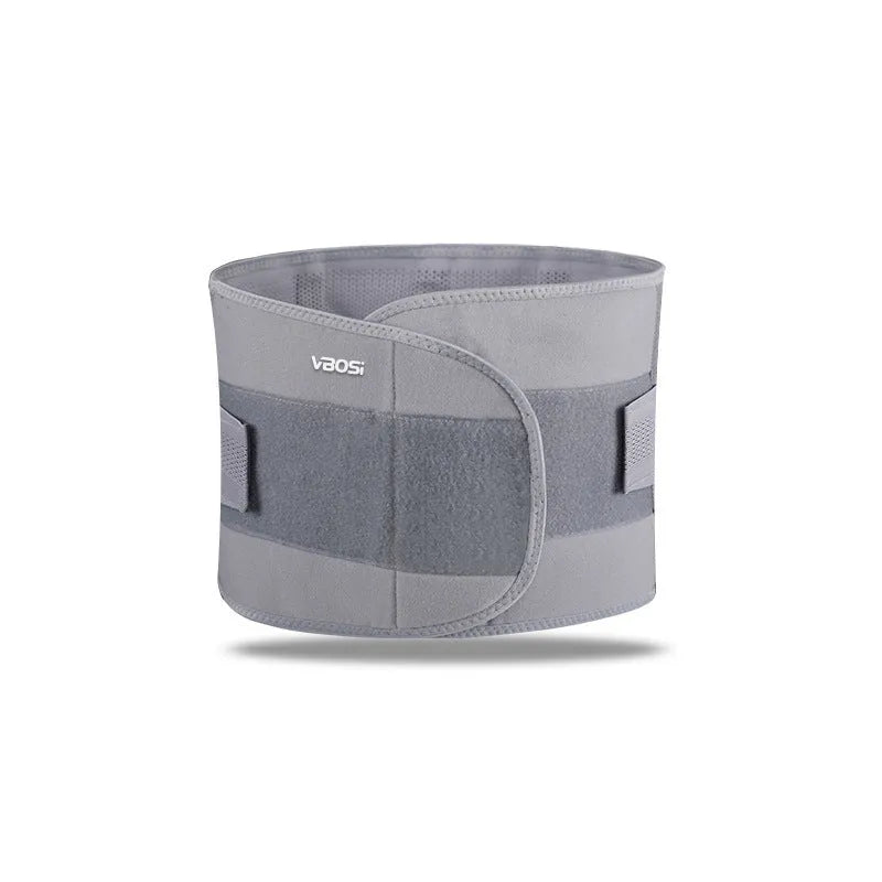 Adjustable waist support belt for outdoor sports in black, suitable for weightlifting and basketball