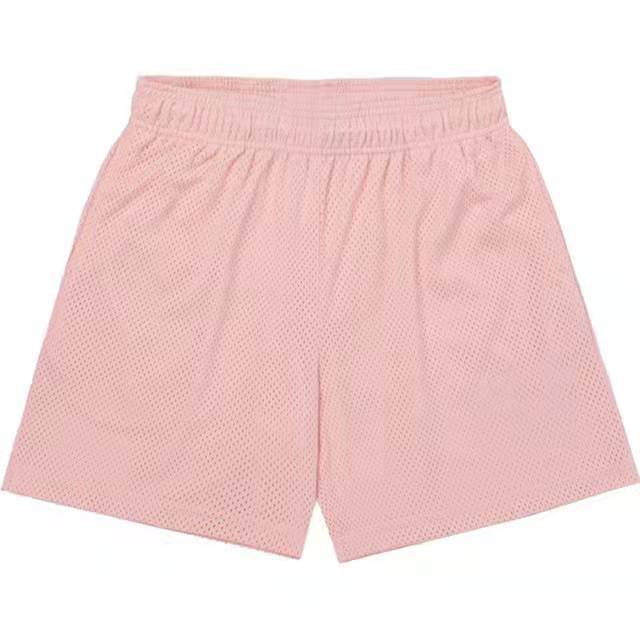 Men's Mesh Quick-drying Shorts for running sports, fitness and body shaping in black, red, grass green, purple or sky blue, featuring breathable chemical fibre fabric and available in sizes M, L, XL, 2XL and 3XL for summer workouts and training sessions