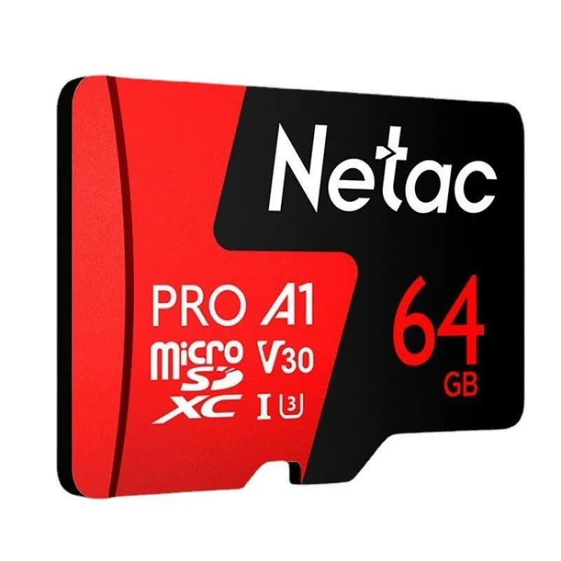 Micro SD TF memory card for dash cams and security cameras in 16GB to 256GB capacities