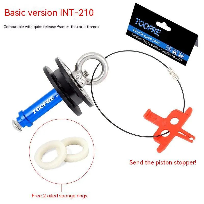 Aluminium bicycle chain tool with three format options for washing and tension adjustment