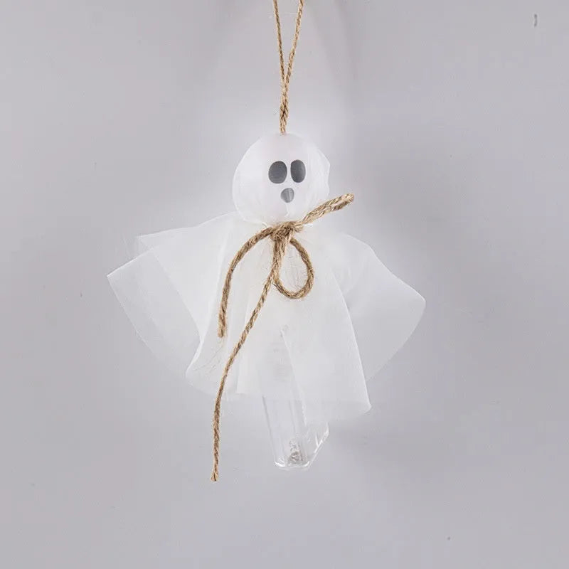 Halloween LED lighting chain with colourful ghost lights and battery box for venue decoration