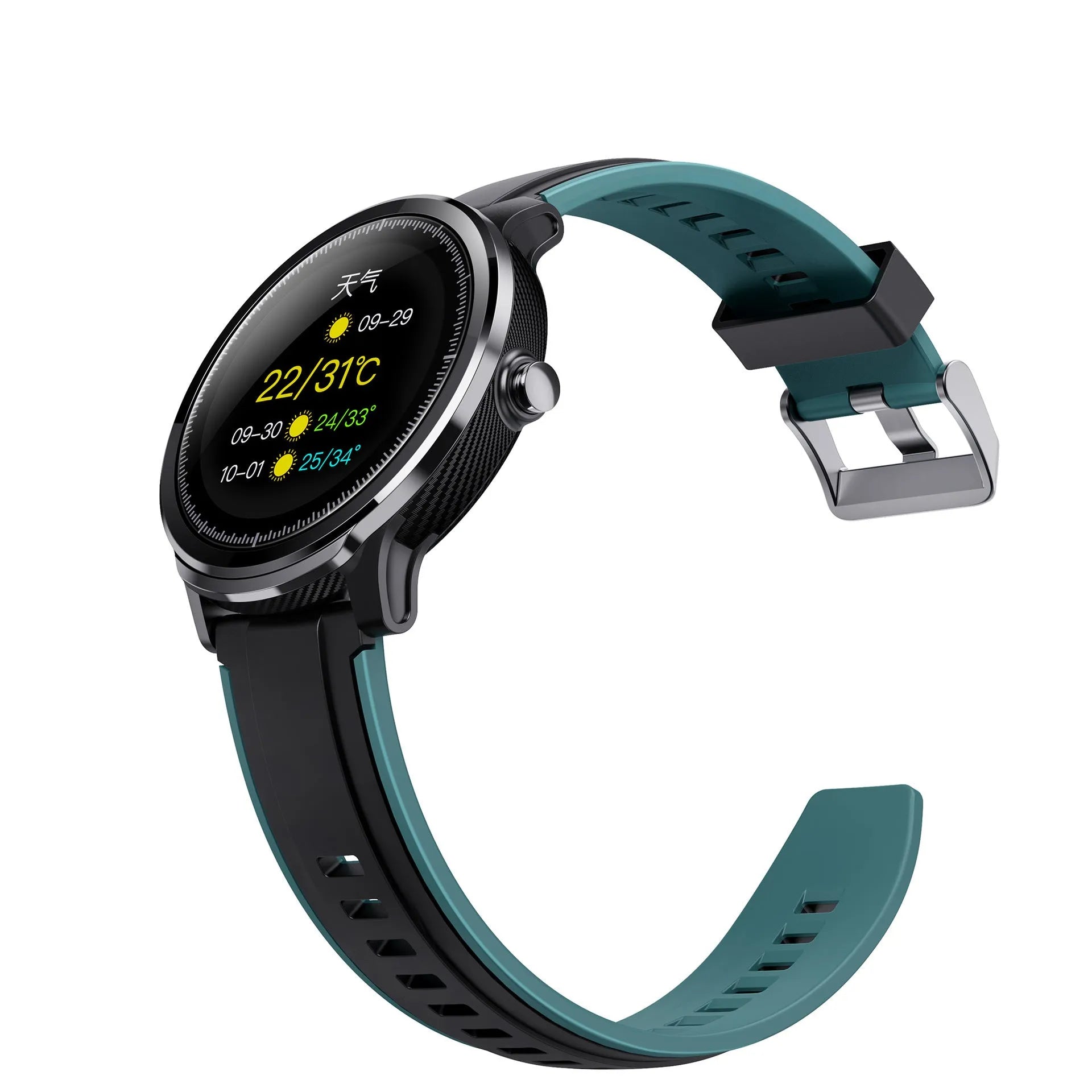 Kospet PROBE 1.3 inch touch screen smart watch with silicone wristband