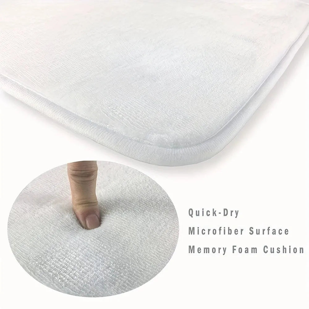 Digital printed flannel flocking carpet 45cm by 75cm in modern square design