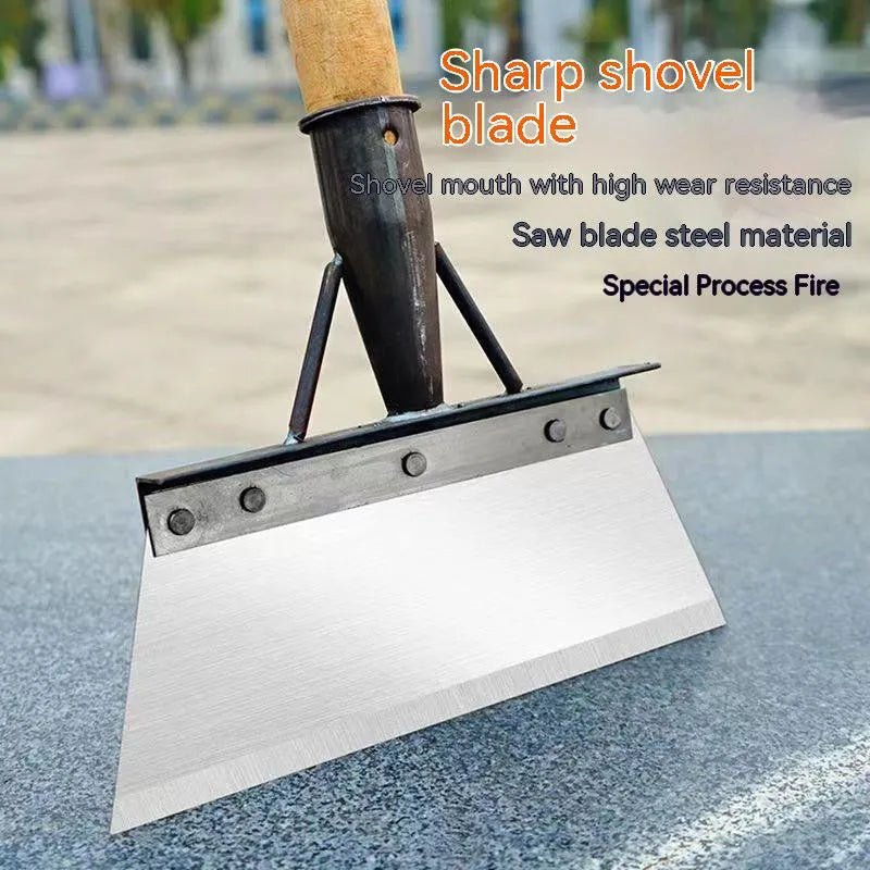300mm manganese steel cleaning shovel with thickened construction for garden use