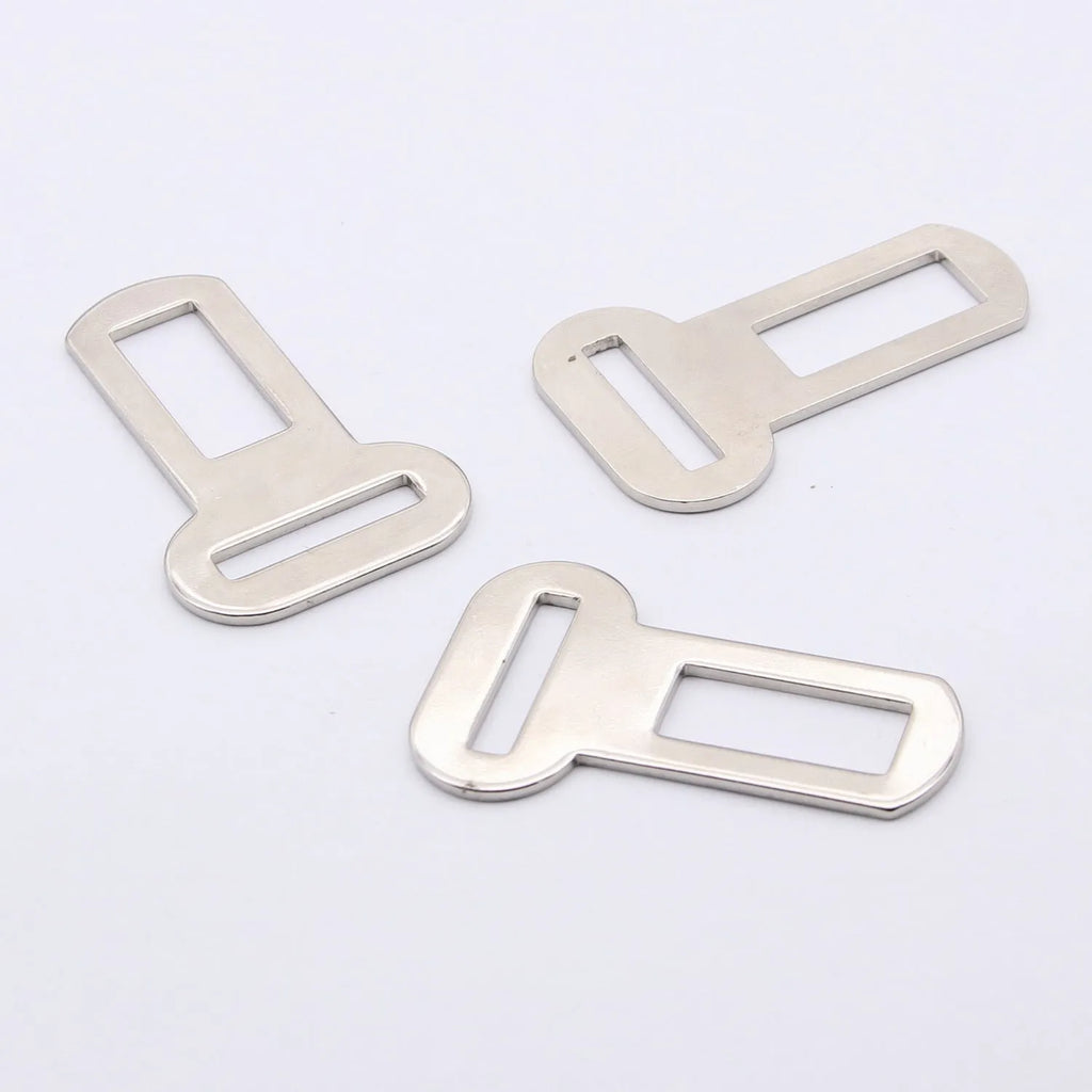 26mm silver metal pet safety buckle for car belts and leads