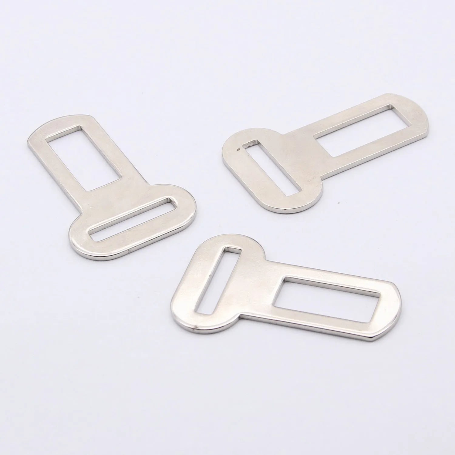 26mm silver metal pet safety buckle for car belts and leads