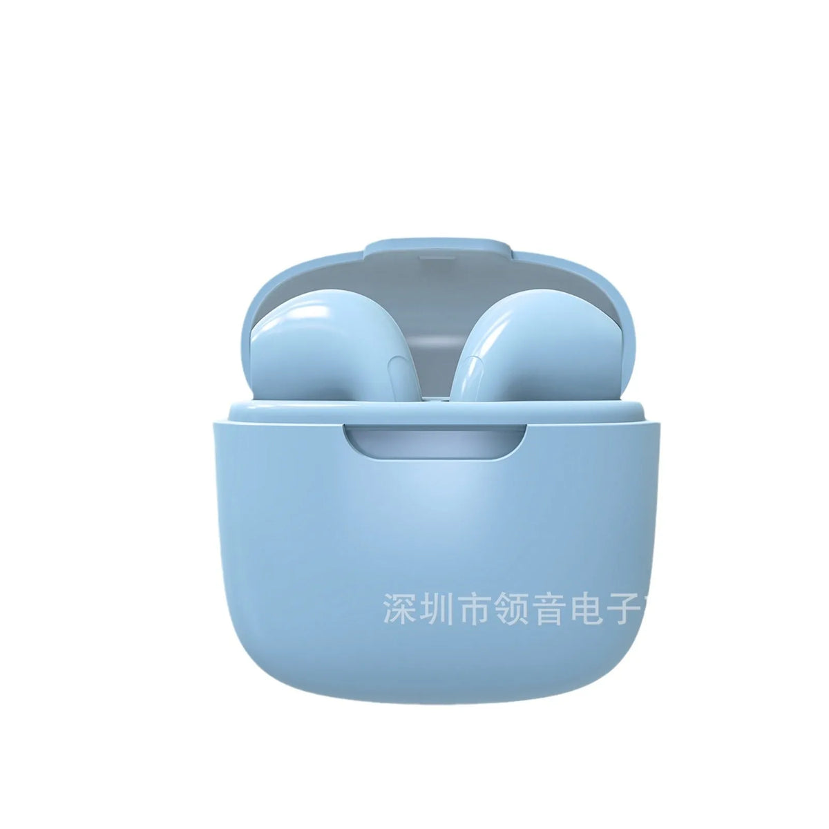 Creative design macaron wireless Bluetooth earphones in white, pink and black plastic earbuds with 10 metre range