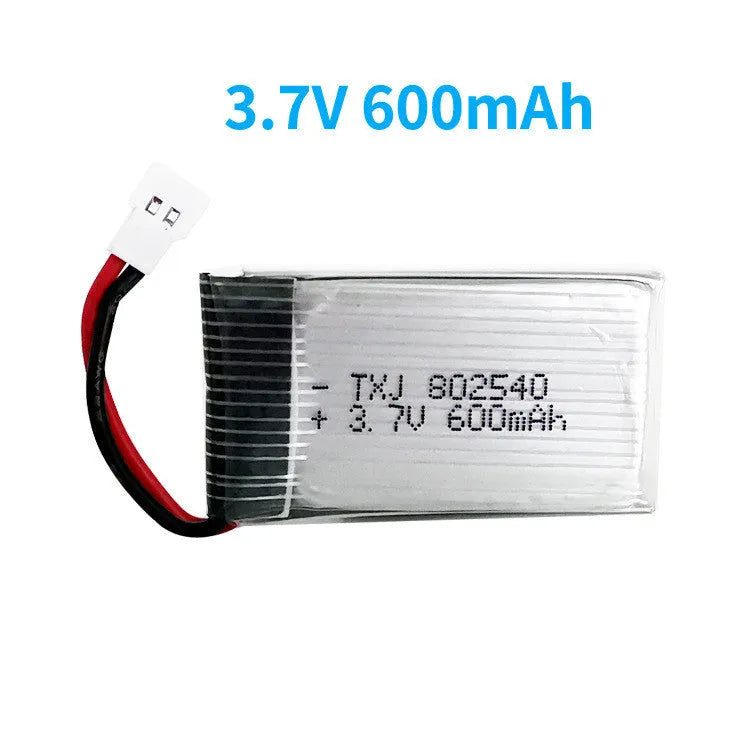 37V 600mAh lithium polymer UAV battery with protection board and small white head plug