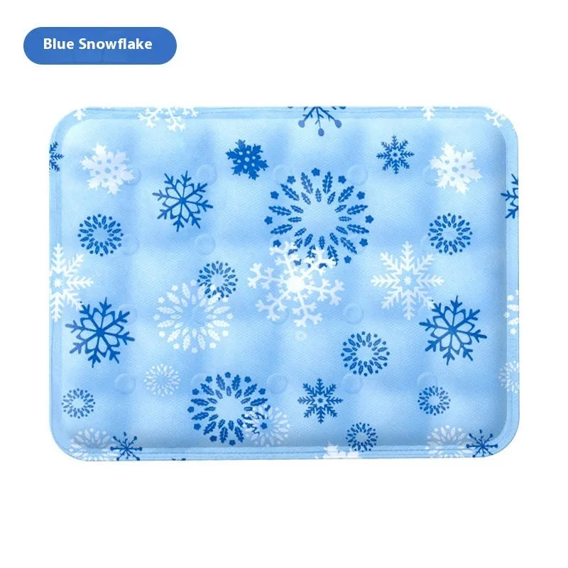 Summer cooling mat for dogs in polyester PVC, size XL, fantasy windmill design