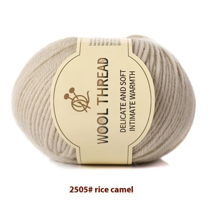 A single roll of hand-knitting wool yarn in a colour choice from over 30 options, for making baby clothes.