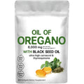 Sealed pack of black seed oil softgel capsules, available in 180 or 300 tablet sizes.