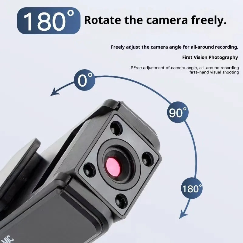 Ultra HD sports camera VLOG recorder black 2MP USB 2.0 lightweight design