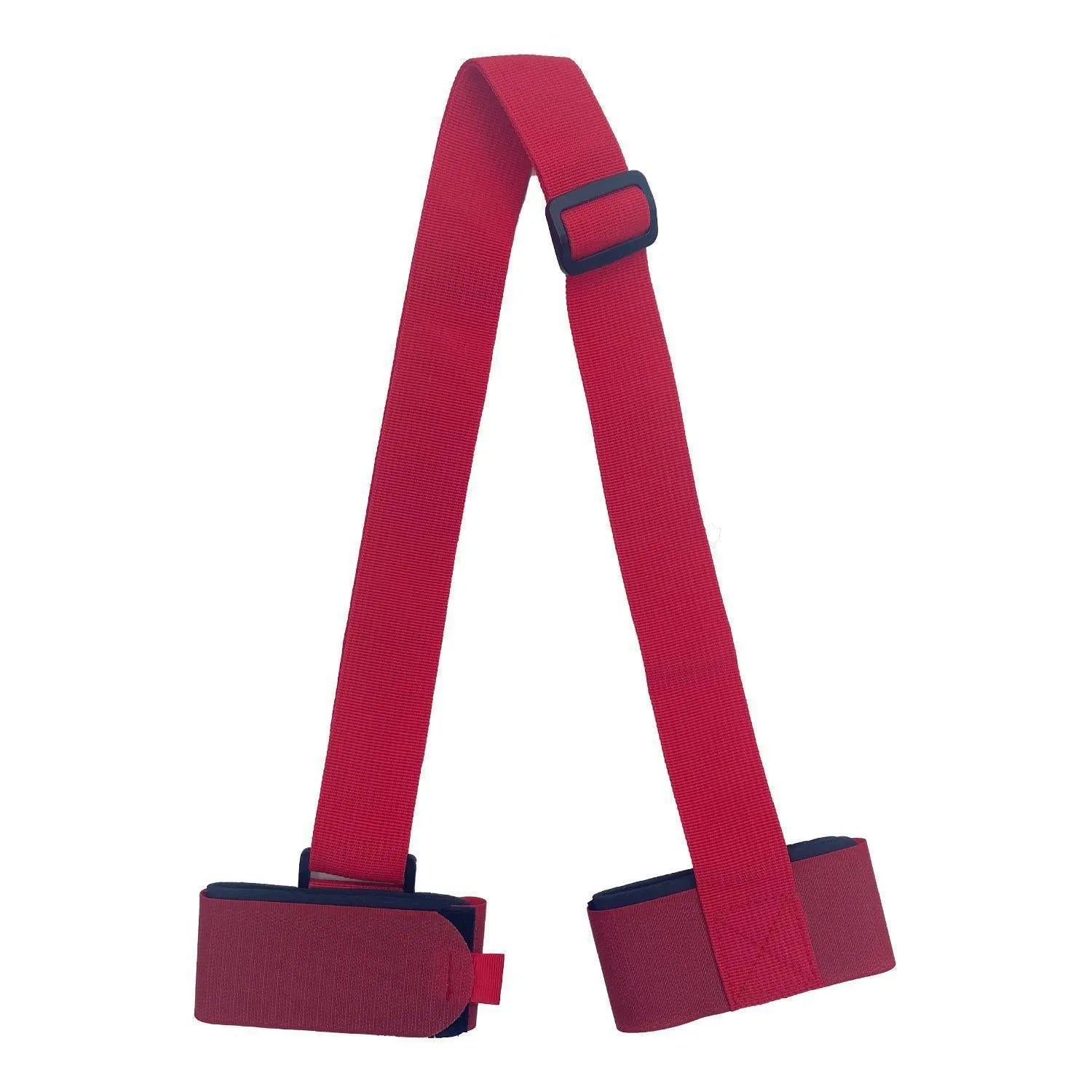 Skiing bandage shoulder strap with hook & loop fastening for double ski transport