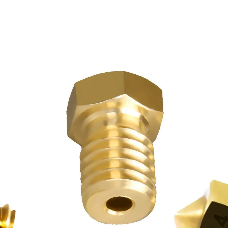 Brass 3D printer nozzle M6 threaded smooth E3D nozzle parts 12.5x7mm